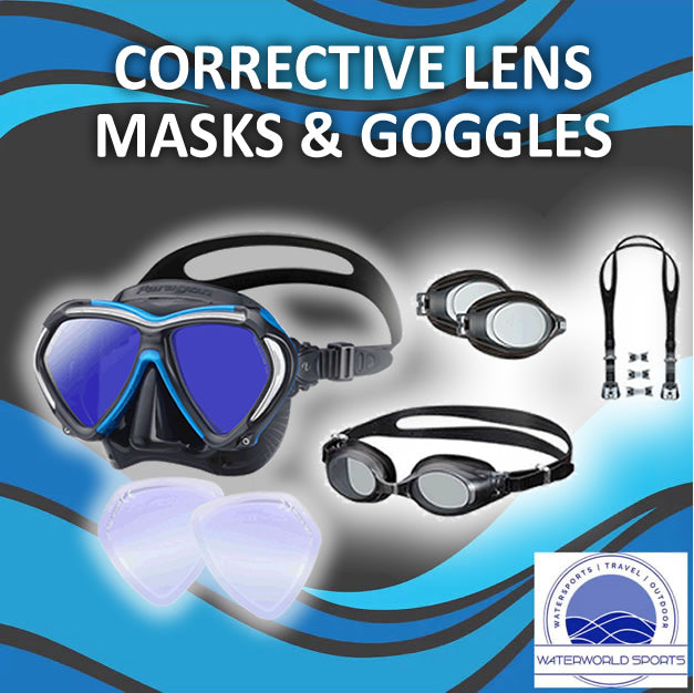 Dive Masks with Corrective Lenses waterworldsports.co.uk