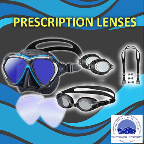 Prescription Lenses for Scuba & Snorkel Masks and Swimming Goggles