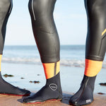 ZONE3 Neoprene Heat-Tech Warmth Swim Socks Black/Red
