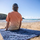 Fourth Element Ocean Positive Beach Towel Dark Blue One Size 160x86