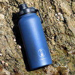 Fourth Element Gulper Insulated Water Bottle Blue 900ml