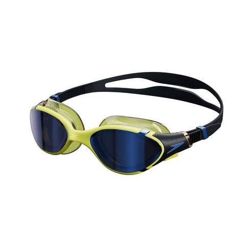 Speedo Biofuse 2.0 Mirror Swimming Goggles Yellow/Smoke - waterworldsports.co.uk
