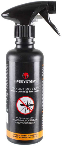 Lifesystems EX4 AntiMosquito for Fabrics, 350ml - waterworldsports.co.uk
