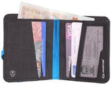 Lifeventure RFID Compact Wallet, Recycled, Grey - waterworldsports.co.uk