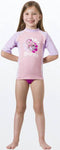 Mares Rash Guard Short Sleeve (Girls Aged 2 to 7) with UPF 50+ Protection - waterworldsports.co.uk