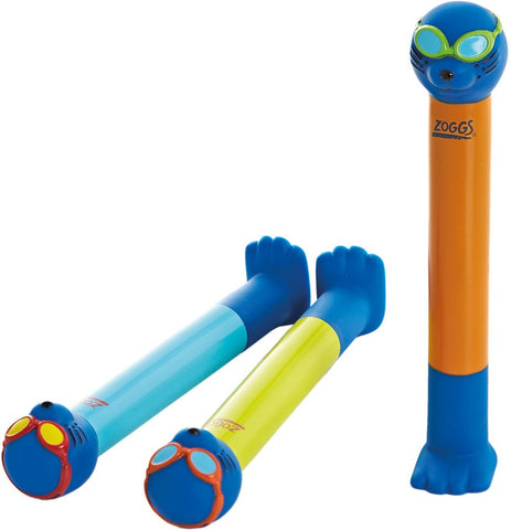 Zoggs Dive Sticks (3-Pieces) - waterworldsports.co.uk