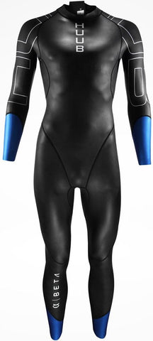 HUUB Alpha-Beta Blue Open Water Swimming Wetsuit (Mens) Medium (Height 170-190cm) - waterworldsports.co.uk