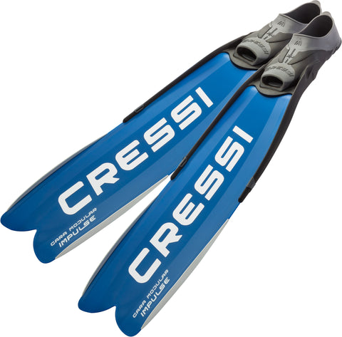 Cressi Gara Modular Impulse Freediving and Spearfishing Fins - waterworldsports.co.uk