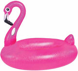 Sun Club Inflatable Flamingo Rider Swimming Pool Float (110x90cm) - waterworldsports.co.uk
