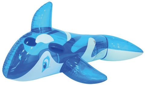 Sun Club Inflatable Whale Rider Swimming Pool Float (145 x 80cm) - waterworldsports.co.uk