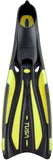 TUSA FF23 SOLLA Full Foot Fins (Flash Yellow) - waterworldsports.co.uk