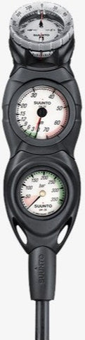 Suunto CB Three In Line Console Pressure Gauge, Depth Gauge and Compass - waterworldsports.co.uk