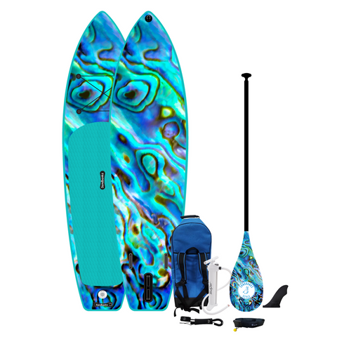 Sandbanks Style Ultimate Paua 10'6'' iSUP Paddleboard (Package Deal) - waterworldsports.co.uk