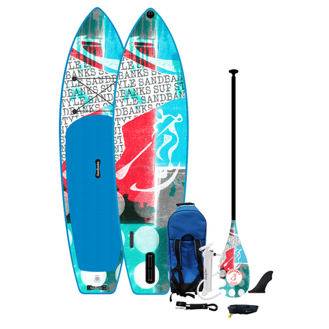 Sandbanks Style Ultimate Reef 10'6'' iSUP Paddleboard (Package Deal) - waterworldsports.co.uk