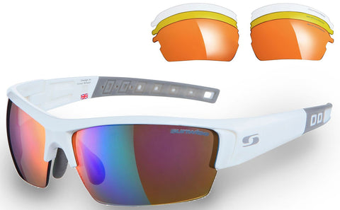 Sunwise Atlanta Sports Sunglasses with Interchangeable Lenses + 3 Sets Pc Lenses - waterworldsports.co.uk