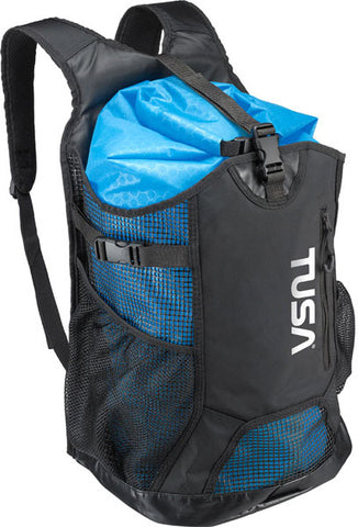 TUSA BA0106 Mesh Backpack with Drybag 40L - waterworldsports.co.uk