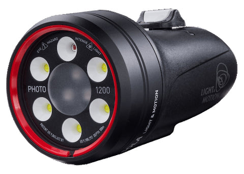 Light and Motion Sola Photo 1200 Lumens Red Light (Red) LM 850-0187-D - waterworldsports.co.uk