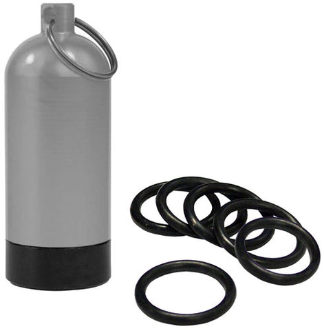 MGE Tank Keychain for Storing O-Rings (with 5 standard O-Rings) - waterworldsports.co.uk