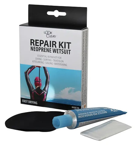 Look Clear Neoprene Wetsuit Repair Kit - waterworldsports.co.uk
