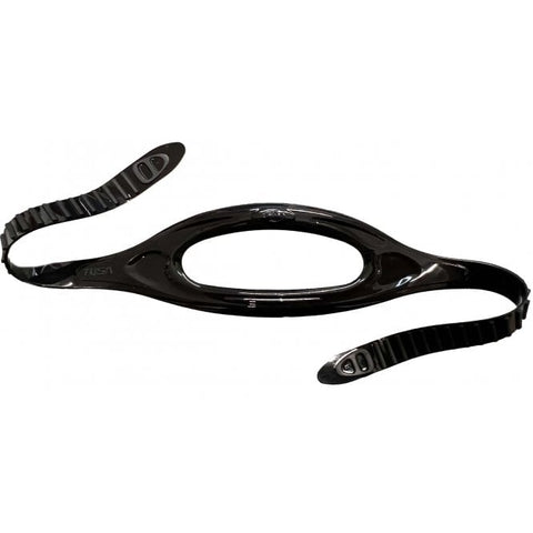 Tusa Replacement Dive Mask Strap (Black) - waterworldsports.co.uk