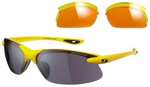 Sunwise Windrush Sport Sunglasses with Interchangeable Lenses + 2 Sets Pc Lenses - waterworldsports.co.uk